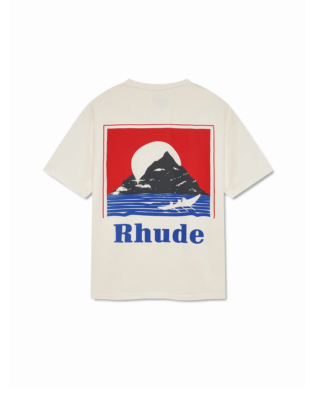RHUDE MOONLIGHT REGATTA TEE WHITE
