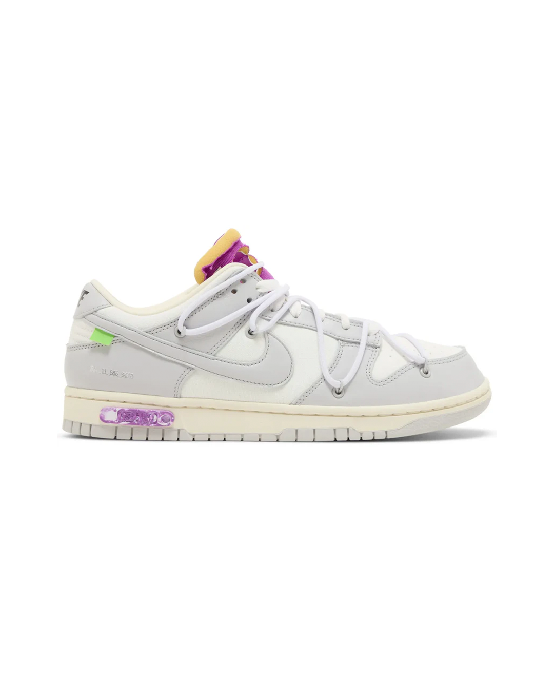 NIKE OFF WHITE x DUNK LOW 'LOT 03 OF 50' HOMBRE