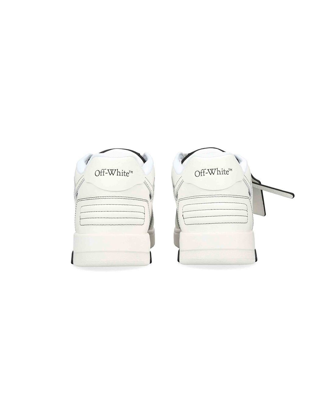 OFF-WHITE OUT OF OFFICE OOO CALF LEA BLACK WHITE