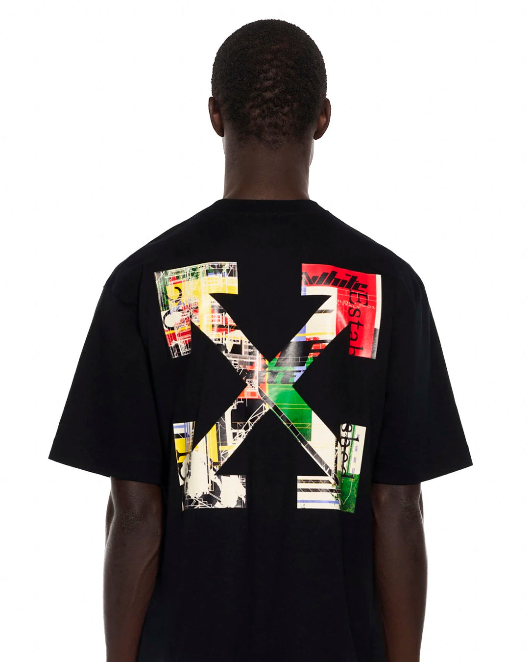 OFF-WHITE BLACK INDUSTRIAL ARROW SKATE T-SHIRT
