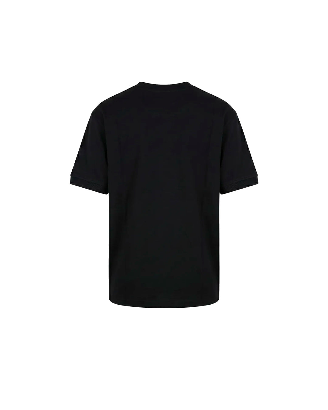 OFF WHITE SLIM FIT GOTH LOGO JERSEY SHORT SLEEVE BLACK