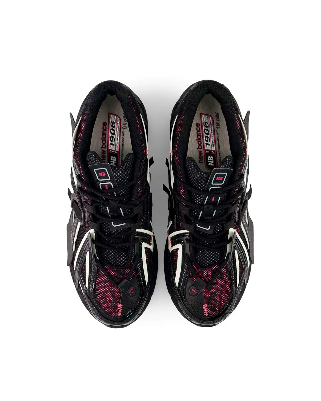 NEW BALANCE 1906A BLACK/DRAGON FRUIT/WHITE