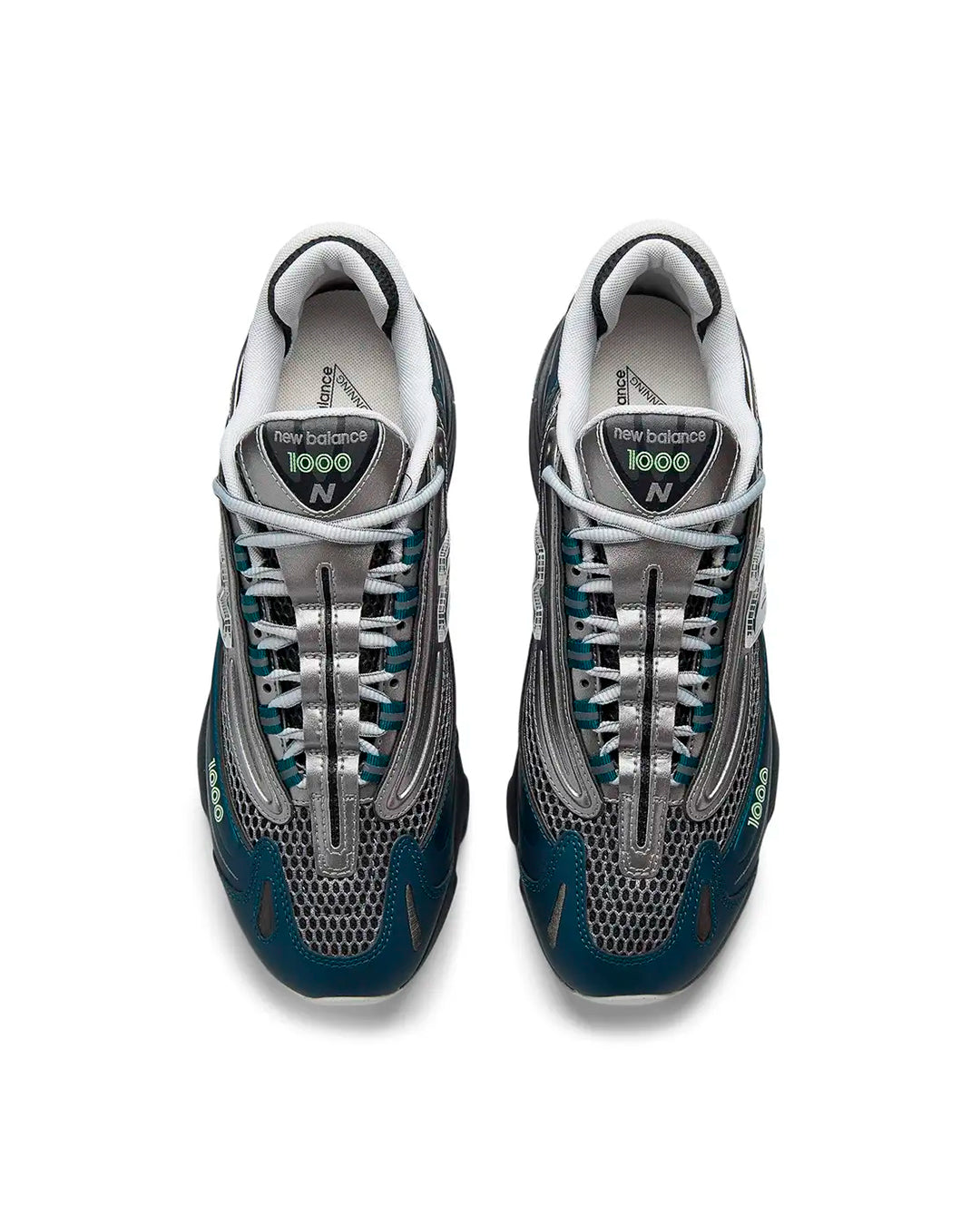 NEW BALANCE 1000 DEEP OCEAN AND DARK SILVER METALLIC HOMBRE
