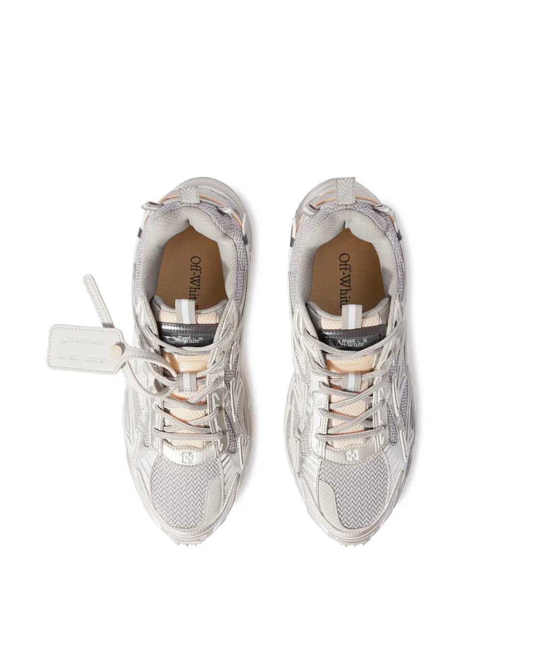 OFF-WHITE BE RIGHT BACK RUNNING 'TRIPLE WHITE' HOMBRE
