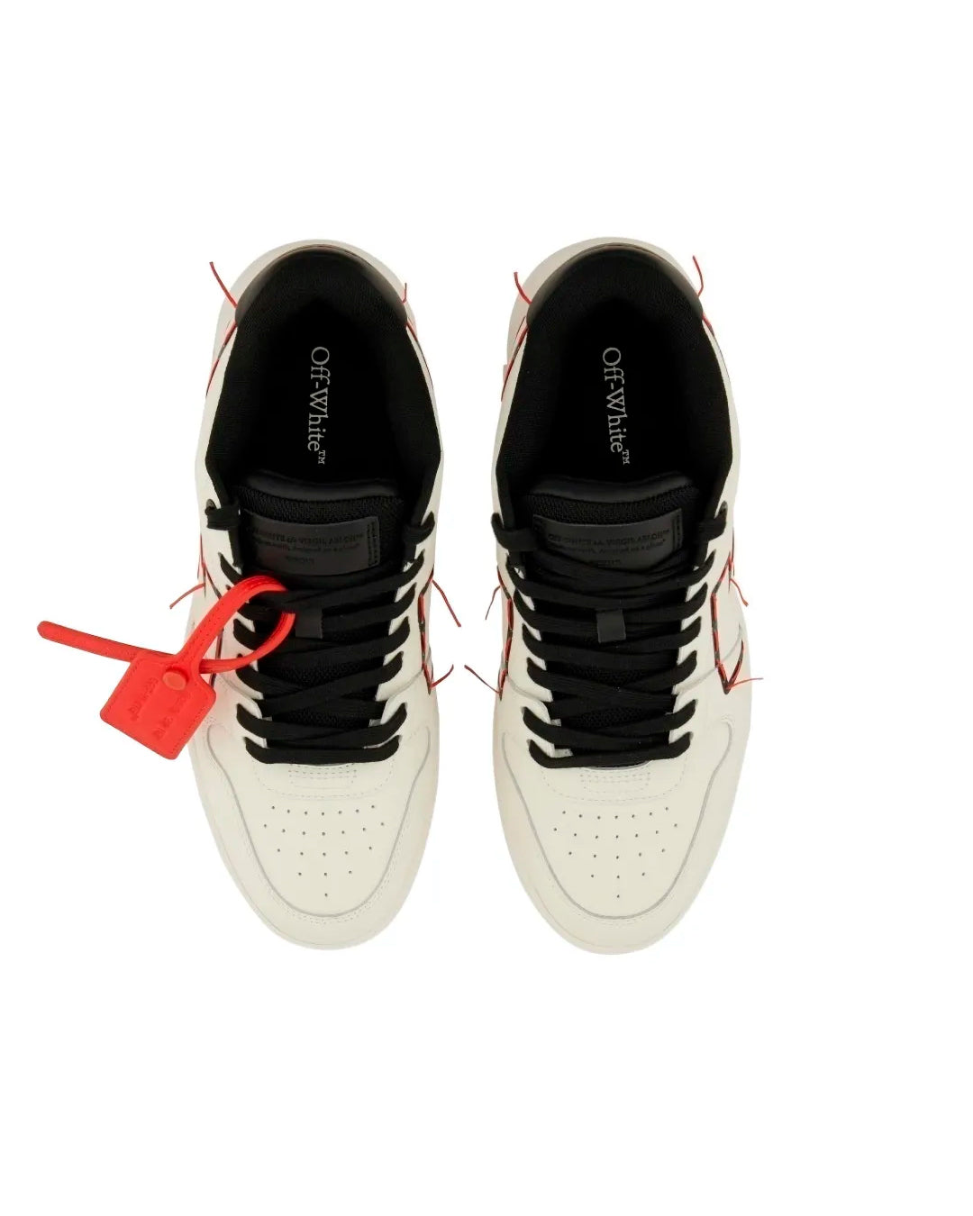 OFF-WHITE OOO WHITE PRINTED & STITCHED ARROW HOMBRE