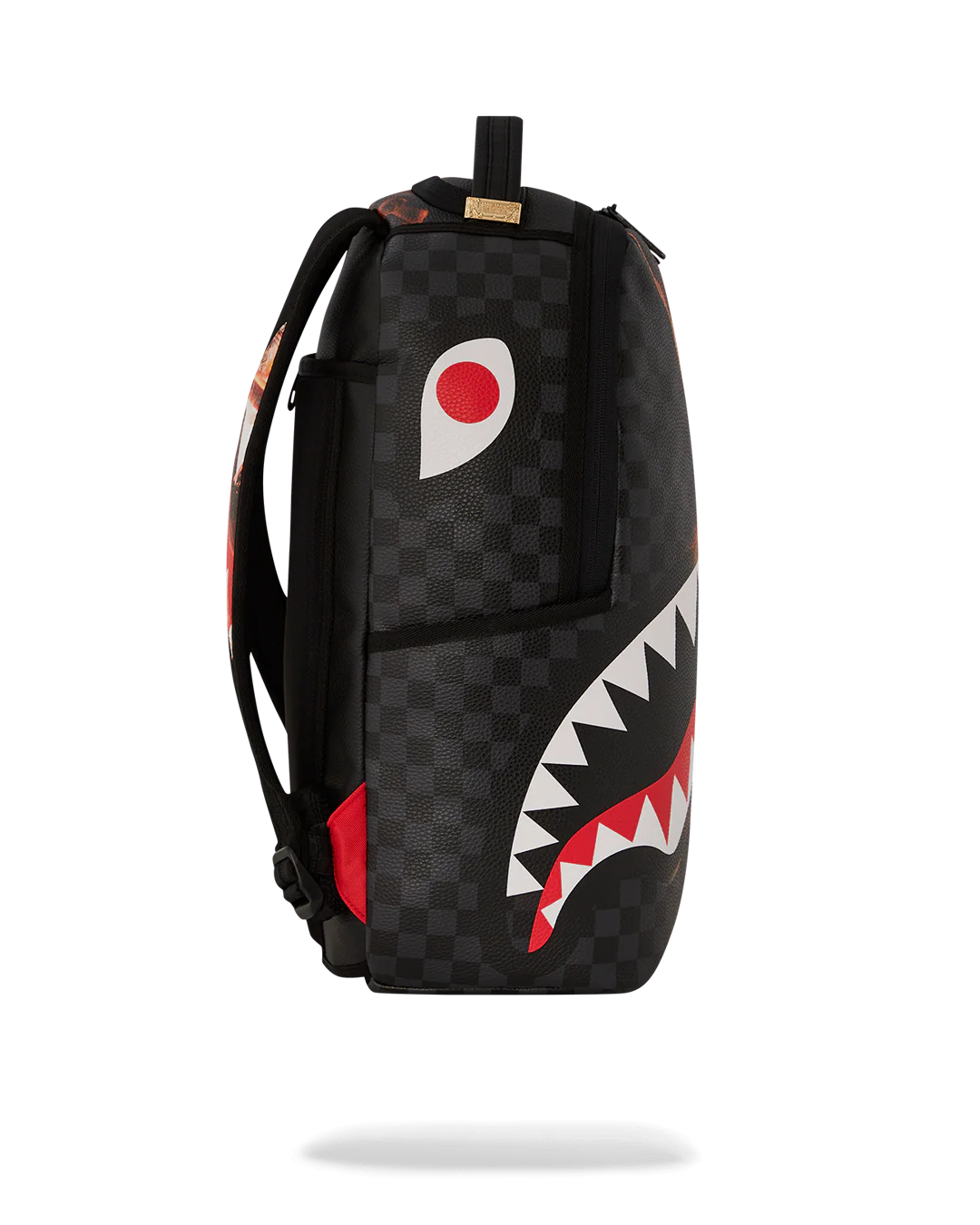 MOCHILA SPRAYGROUND SHARK FIRE CHECK DLXSV