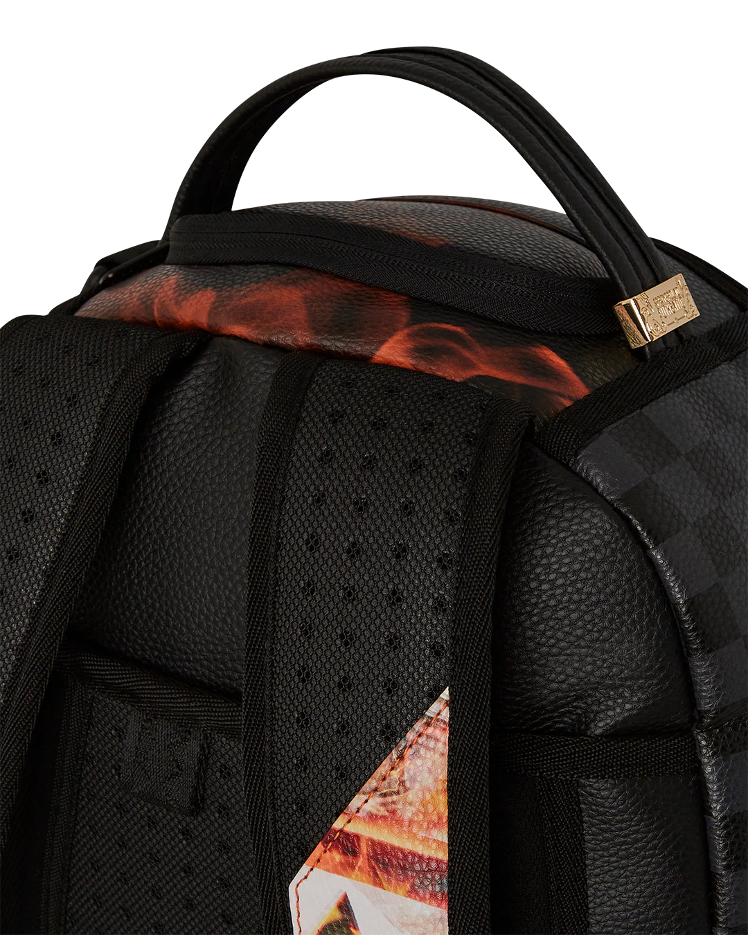 MOCHILA SPRAYGROUND SHARK FIRE CHECK DLXSV