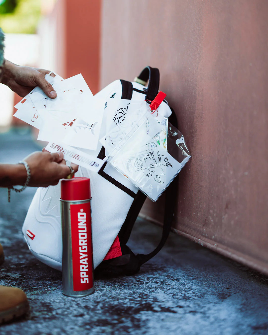 MOCHILA SPRAYGROUND DLX SPRAYPAINT YOUR OWN SPRAYGROUND