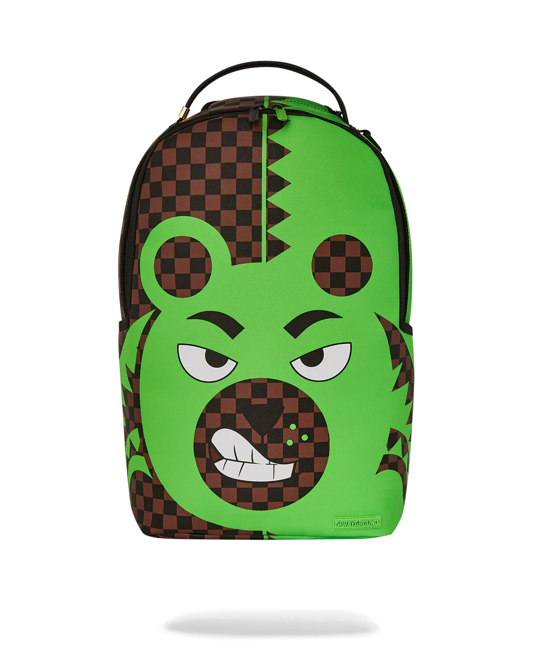 MOCHILA SPRAYGROUND DLXSV GREEN MONEY BEAR SPLIT