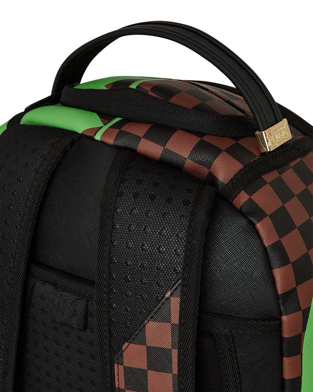 MOCHILA SPRAYGROUND DLXSV GREEN MONEY BEAR SPLIT