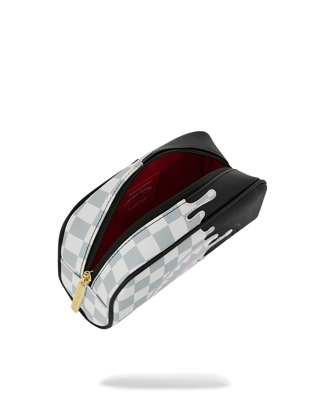 CARTUCHERA SPRAYGROUND CREAM CHECK UNFINISHED SHARK