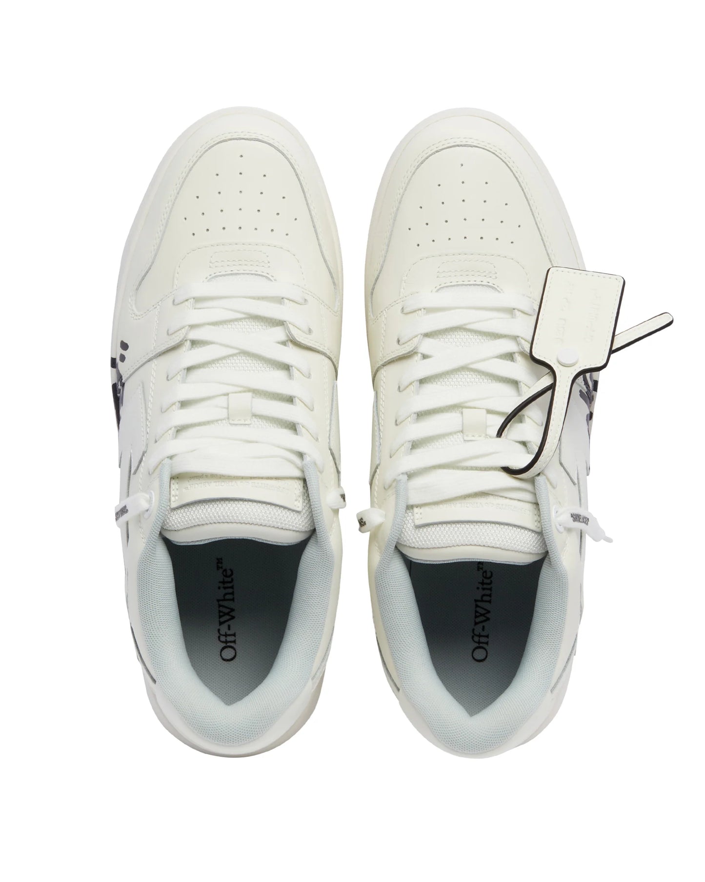 OFF-WHITE OUT OF OFFICE FOR WALKING LOW TOPS WHITE-BLACK