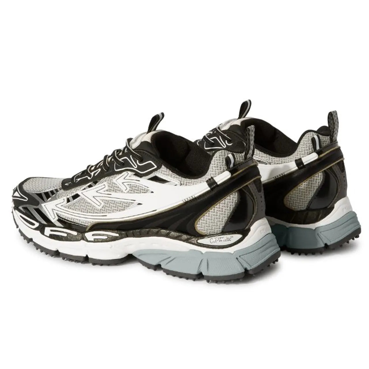 "OFF-WHITE BE RIGHT BACK RUNNING ''LIGHT GREY BLACK''