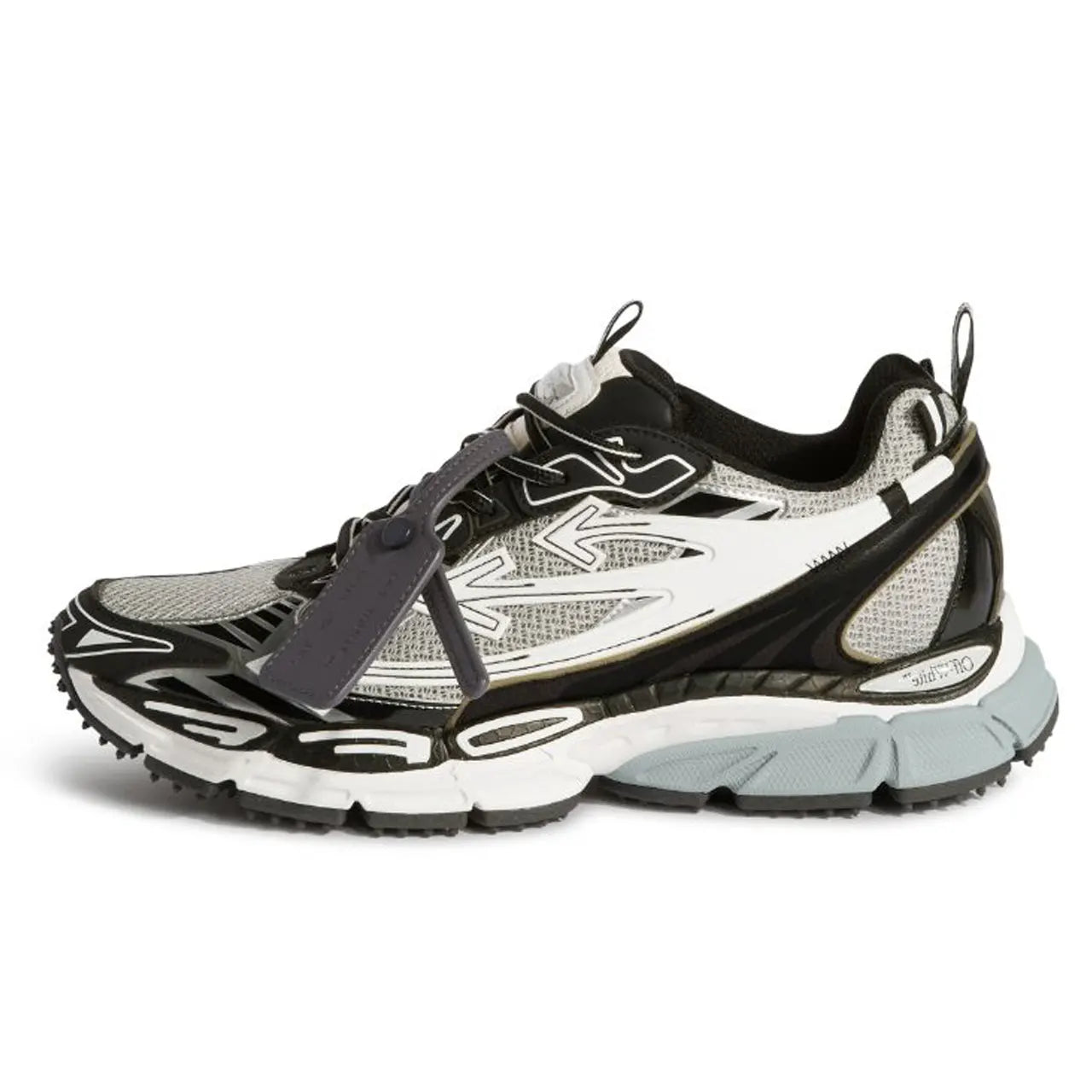 "OFF-WHITE BE RIGHT BACK RUNNING ''LIGHT GREY BLACK''