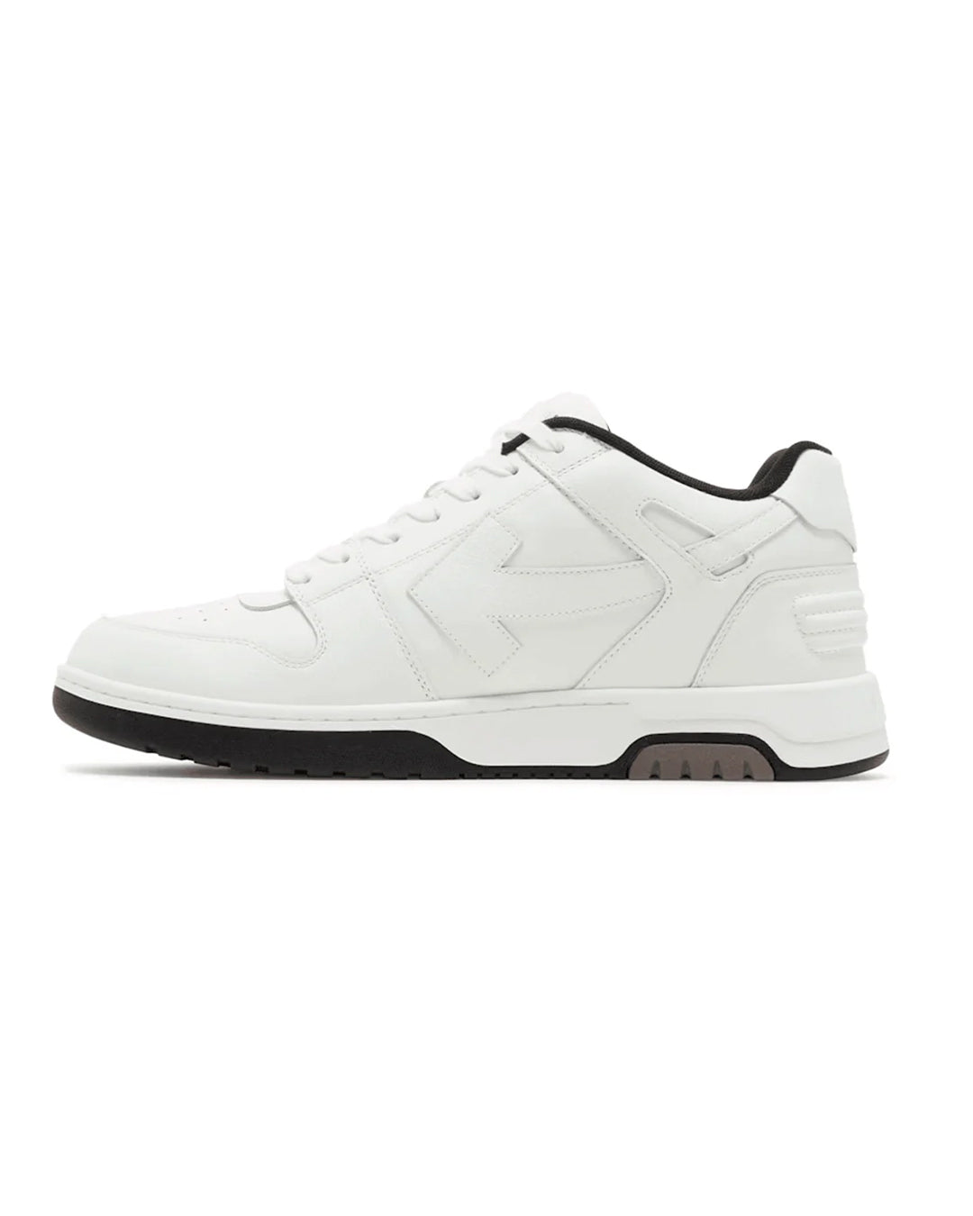 OFF-WHITE OOO LOW TOPS WHITE BLACK