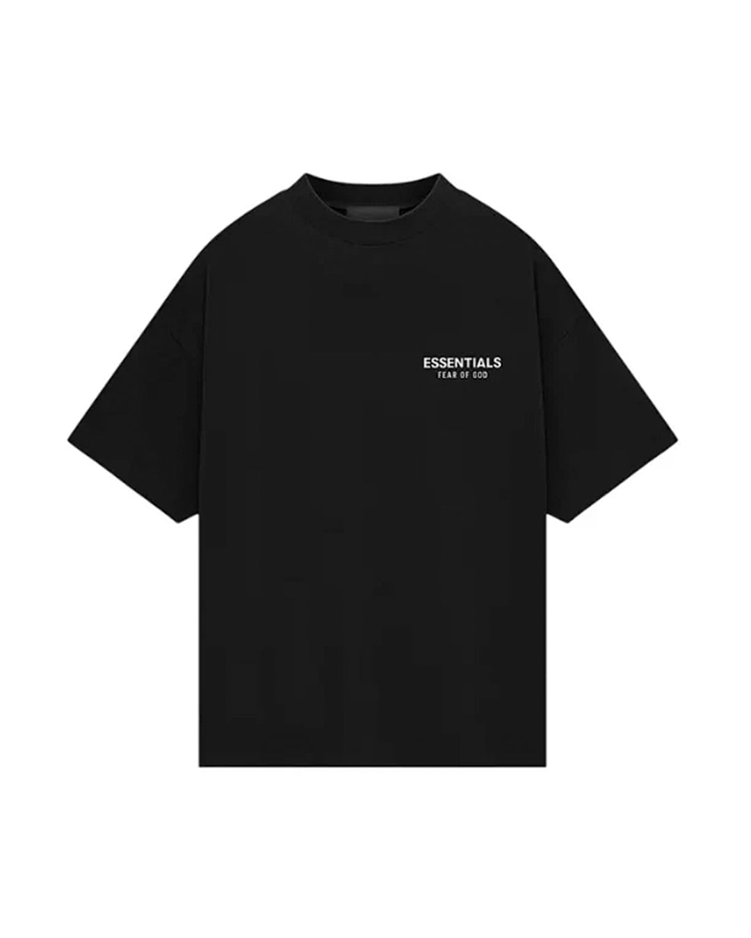 ESSENTIALS JERSEY CREWNECK T-SHIRT NEGRO SS24