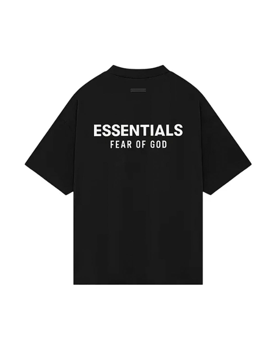 ESSENTIALS JERSEY CREWNECK T-SHIRT NEGRO SS24