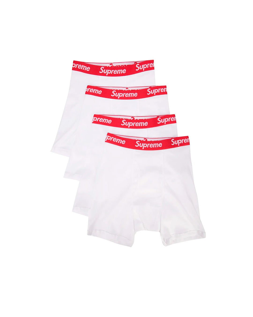 SUPREME BÓXERS HANES PACK DE 4 BLANCO