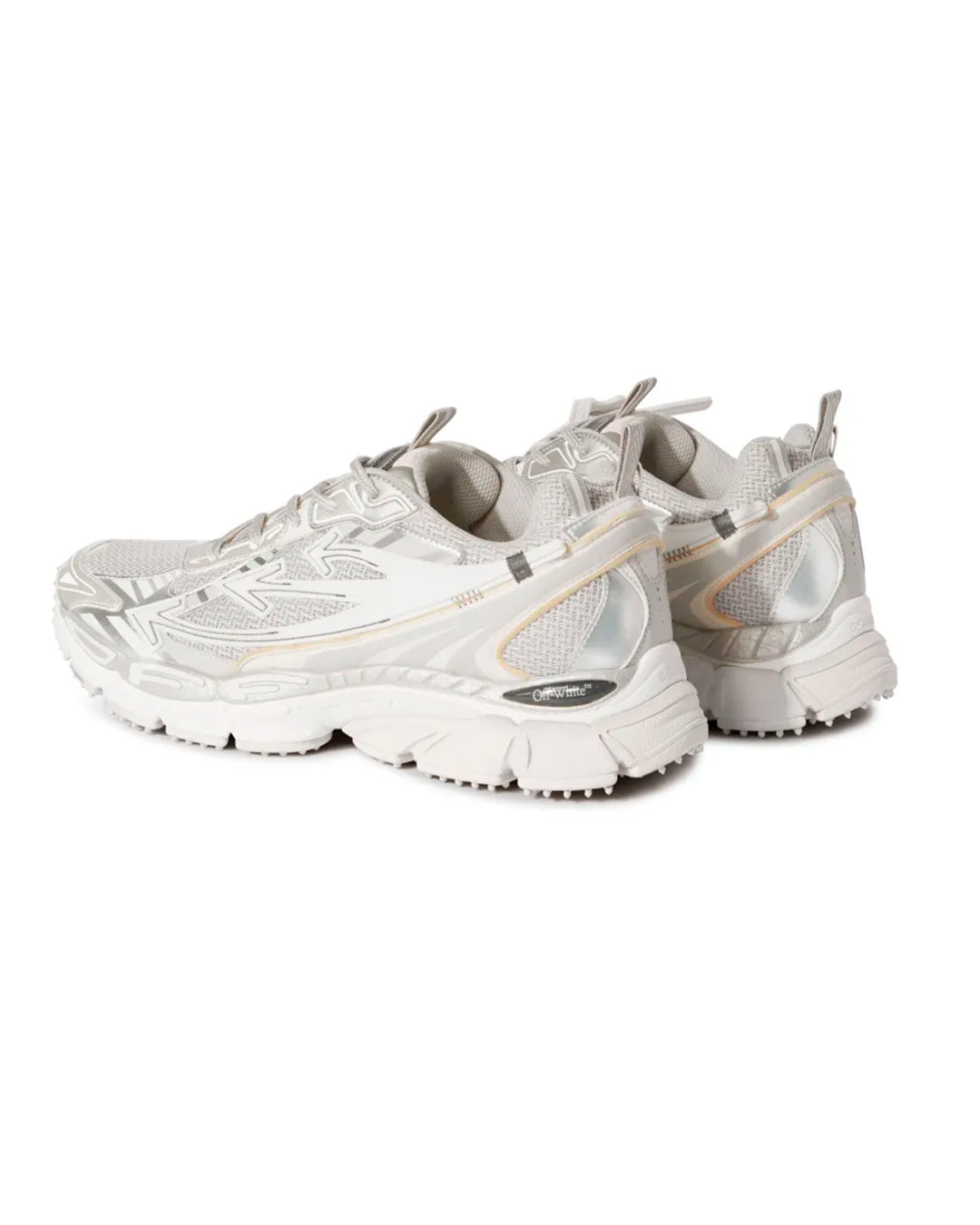 OFF-WHITE BE RIGHT BACK RUNNING 'GRAY SILVER'