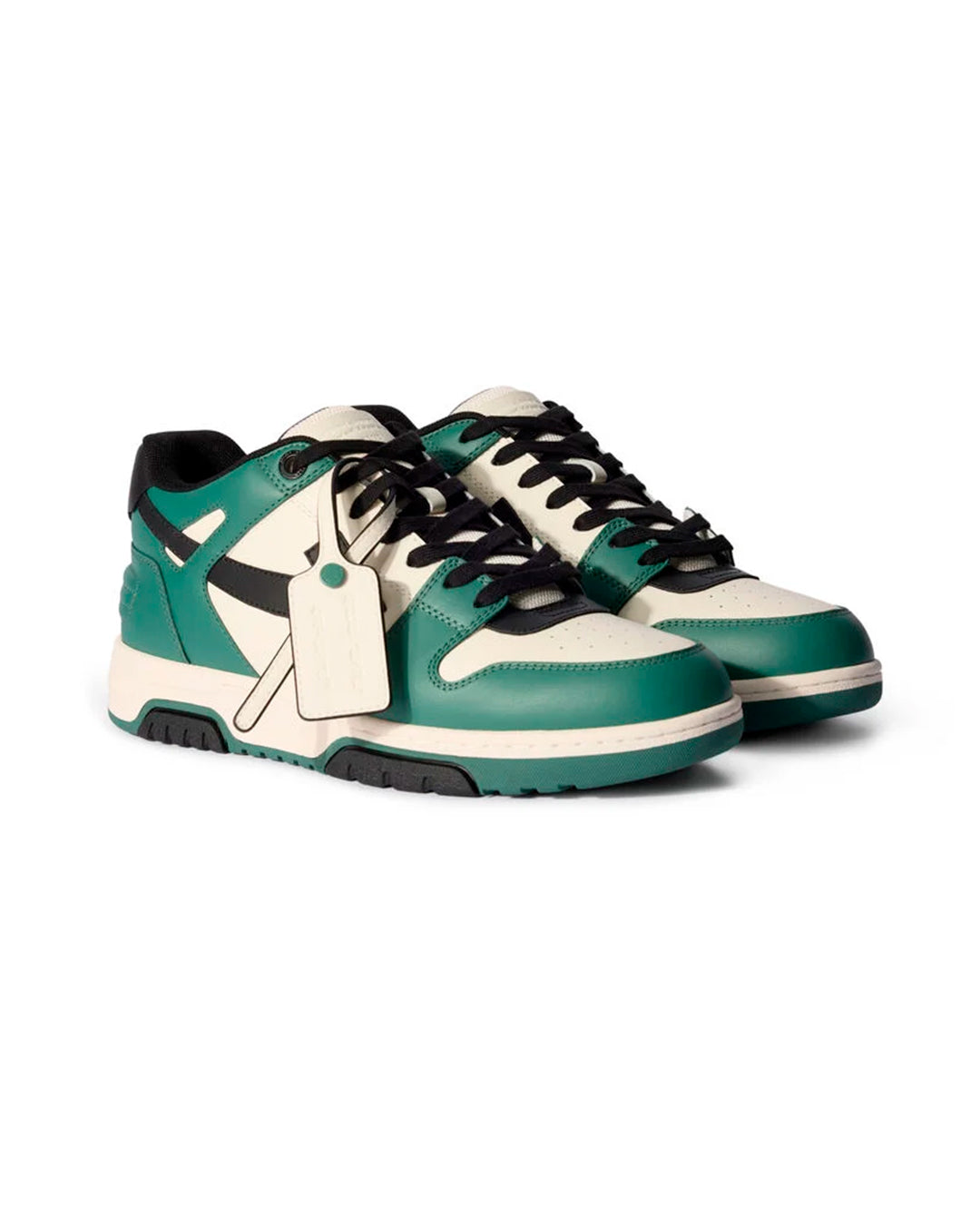 OFF-WHITE OUT OF OFFICE GREEN/BLACK HOMBRE