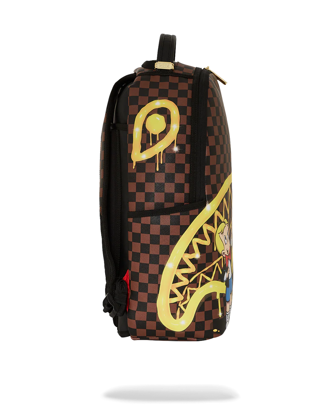 MOCHILA SPRAYGROUND RICHIE RICH GOLD SHARKMOUTH