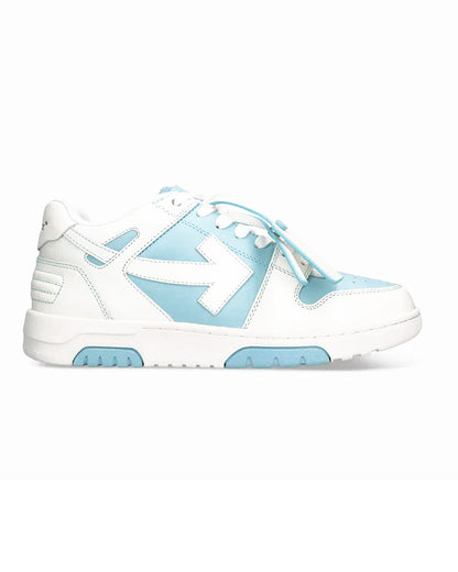 OFF-WHITE OUT OF OFFICE OOO LOW TOPS LIGHT BLUE WHITE HOMBRE