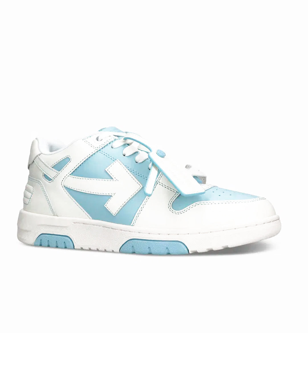 OFF-WHITE OUT OF OFFICE OOO LOW TOPS LIGHT BLUE WHITE HOMBRE