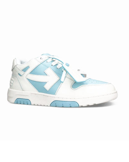 OFF-WHITE OUT OF OFFICE OOO LOW TOPS LIGHT BLUE WHITE HOMBRE