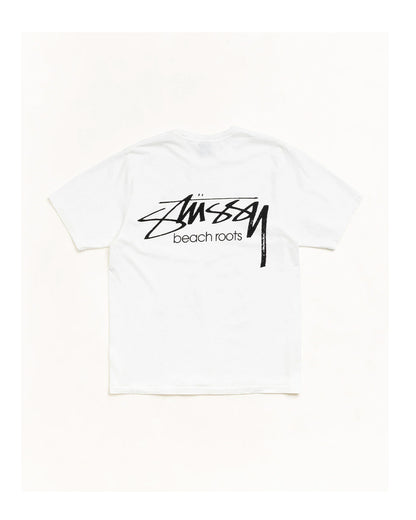 STÜSSY BEACH ROOTS TEE PIGMENT DYED NATURAL