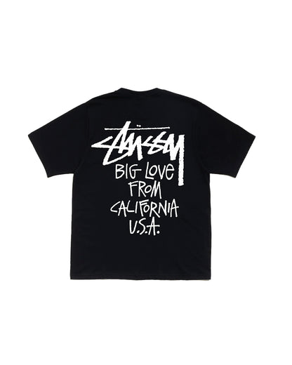 STÜSSY BIG LOVE TEE BLACK