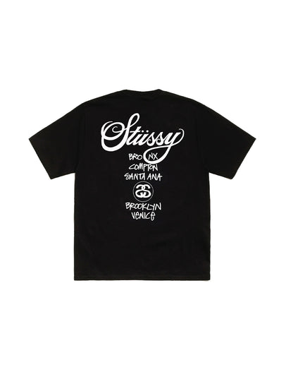 STÜSSY WORLD TOUR BLACK
