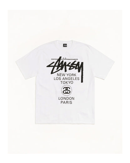 STÜSSY WORLD TOUR WHITE