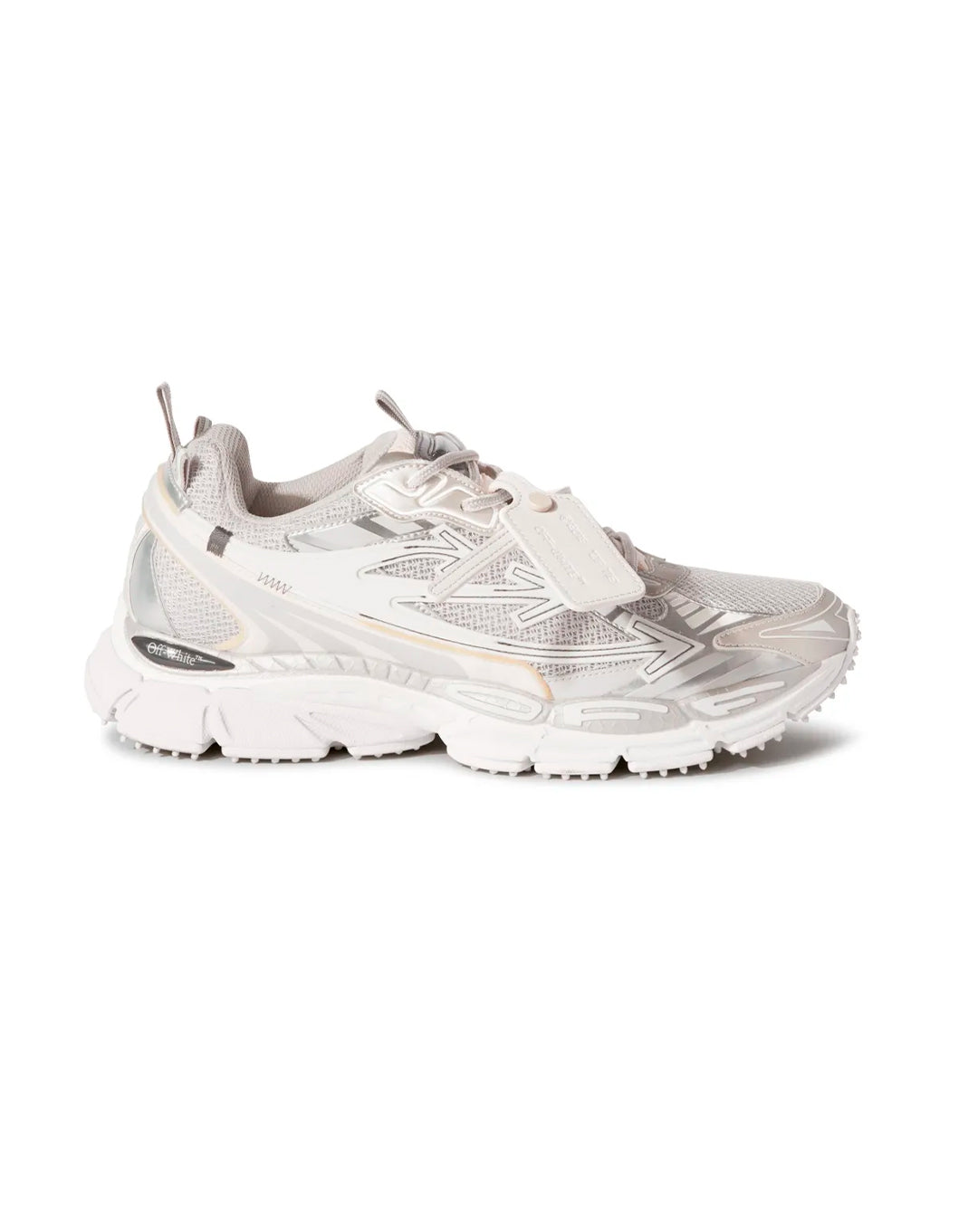 OFF-WHITE BE RIGHT BACK RUNNING 'TRIPLE WHITE' HOMBRE