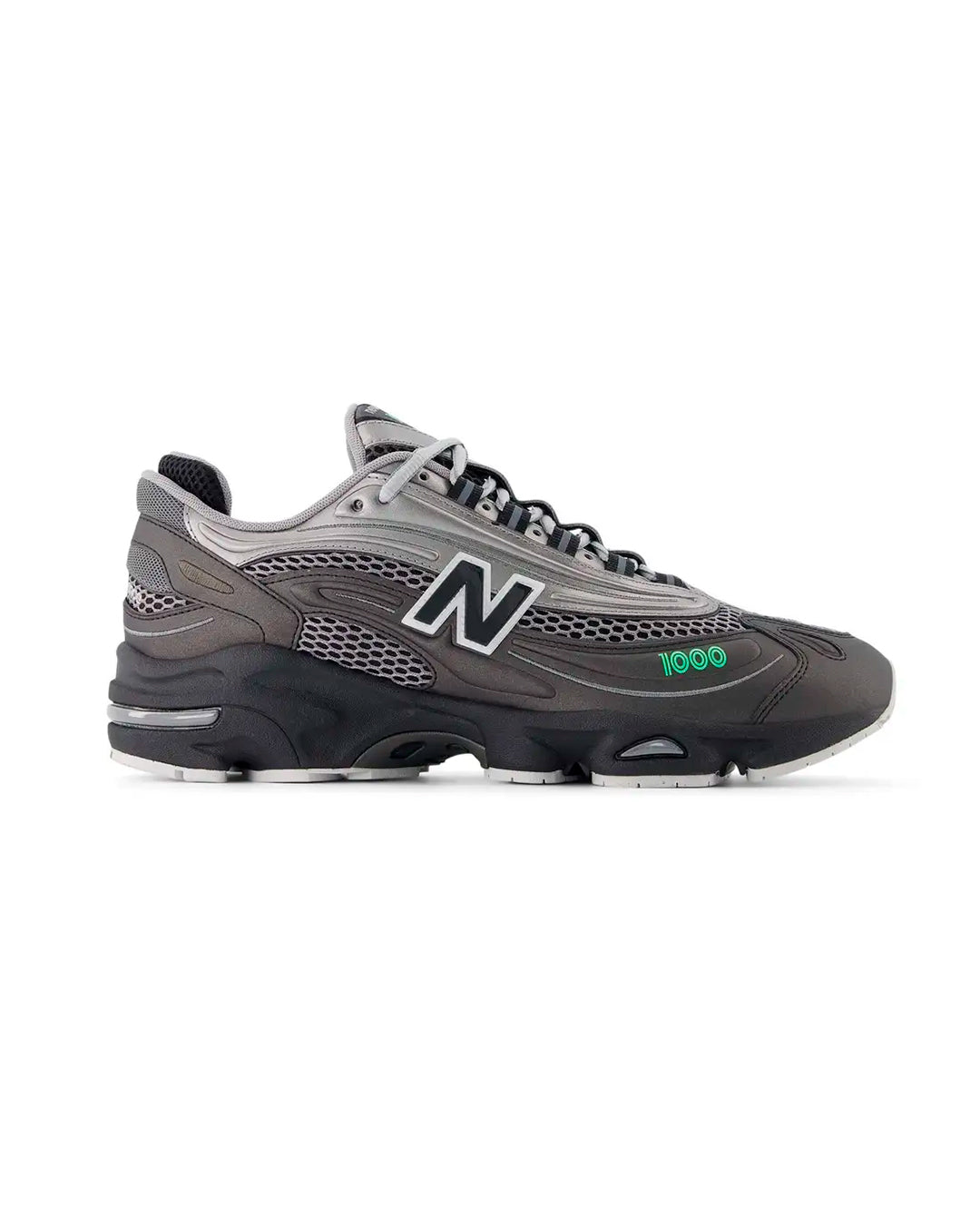NEW BALANCE 1000 BLACK/DARK SILVER METALLIC HOMBRE
