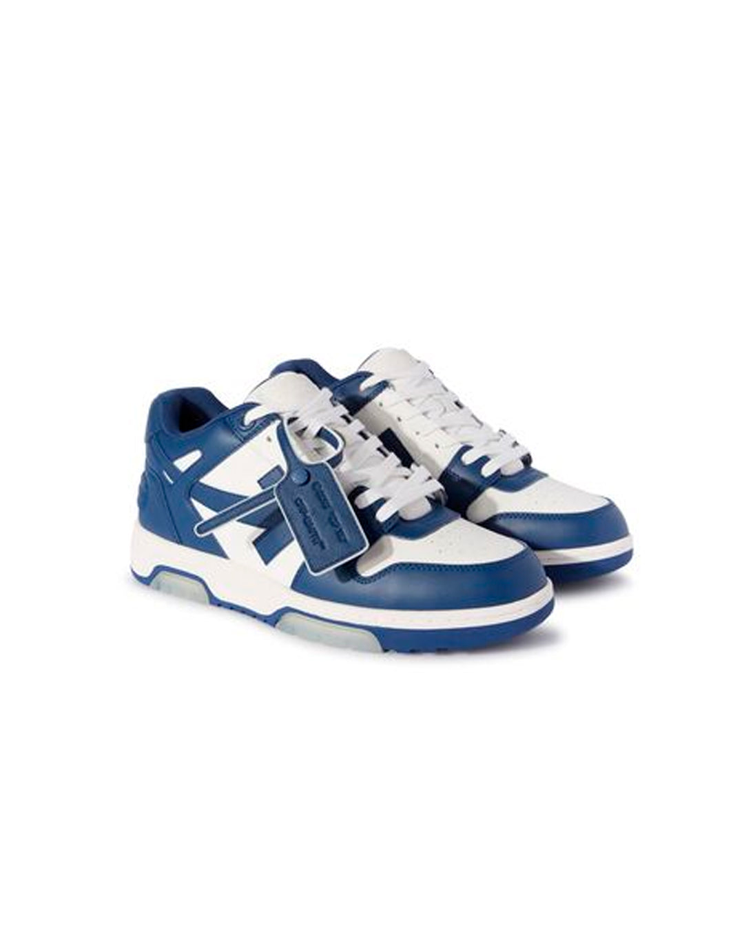 OFF-WHITE OUT OF OFFICE CALF LEATHER WHITE/ROYAL BLUE