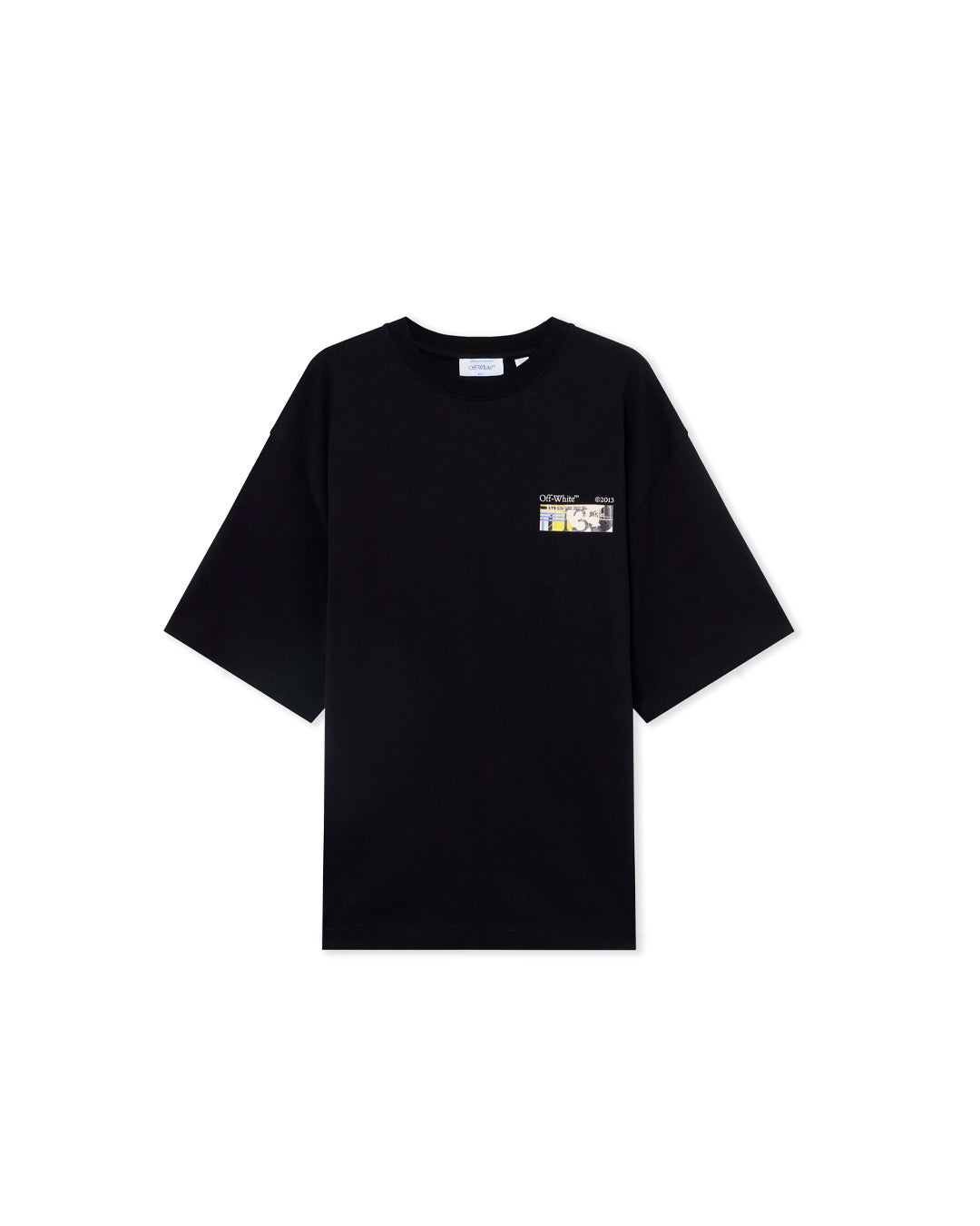 OFF-WHITE BLACK INDUSTRIAL ARROW SKATE T-SHIRT