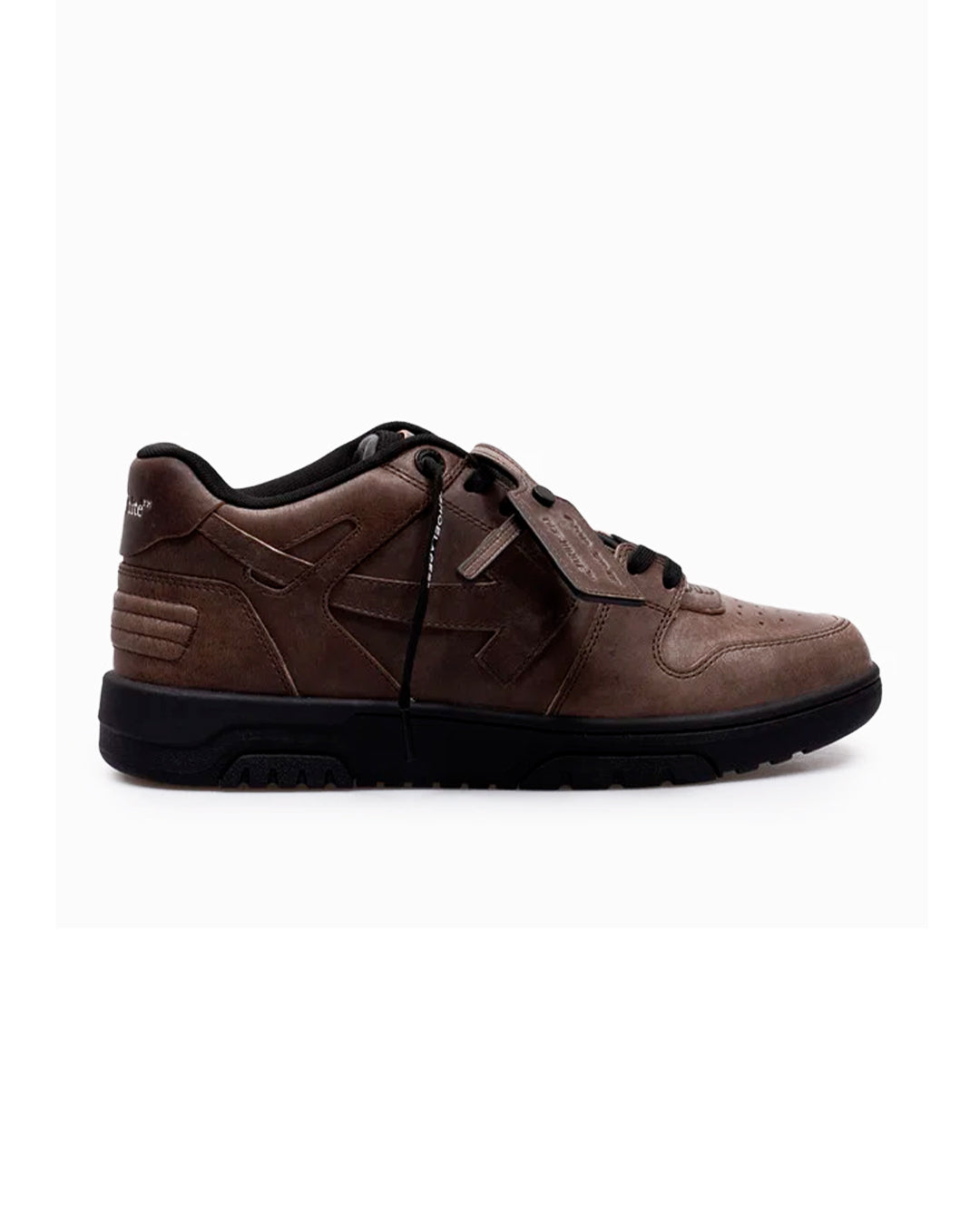 OFF-WHITE OUT OF OFFICE BROWN BLACK HOMBRE
