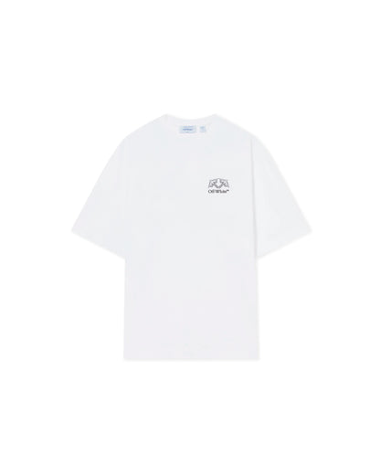 OFF-WHITE OFFLINE HALF ARROW SKATE T-SHIRT