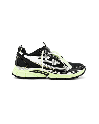 OFF-WHITE BE RIGHT BACK RUNNING BLACK LIME HOMBRE