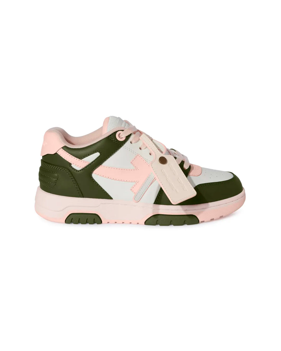 OFF-WHITE OUT OF OFFICE MILITARY GREEN PINK MUJER
