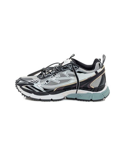 OFF-WHITE BE RIGHT BACK RUNNING GRAY BLACK
