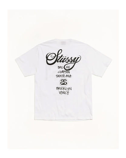 STÜSSY WORLD TOUR WHITE