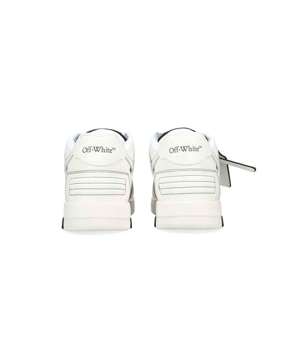 OFF-WHITE OUT OF OFFICE OOO CALF LEA BLACK WHITE