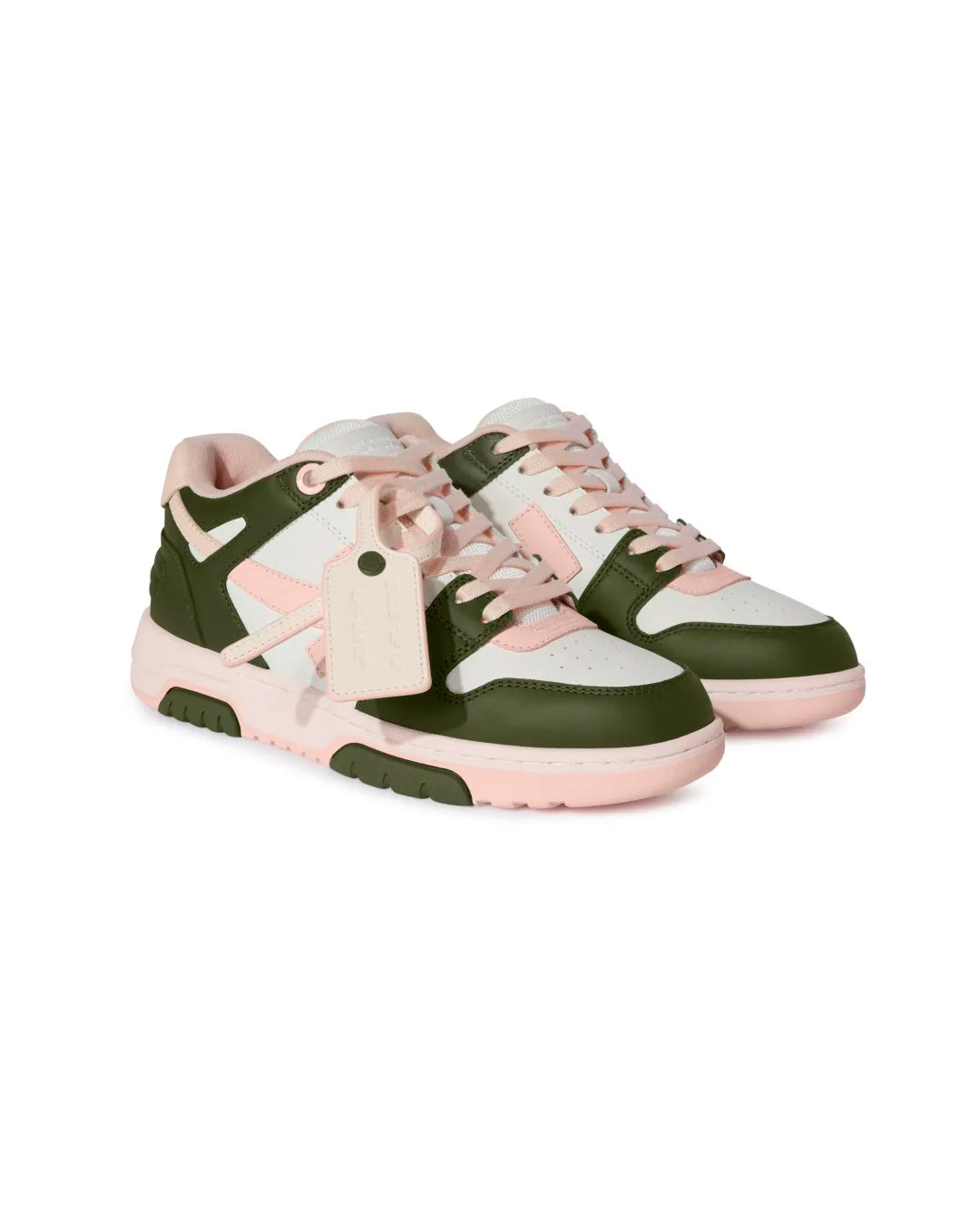 OFF-WHITE OUT OF OFFICE MILITARY GREEN PINK MUJER