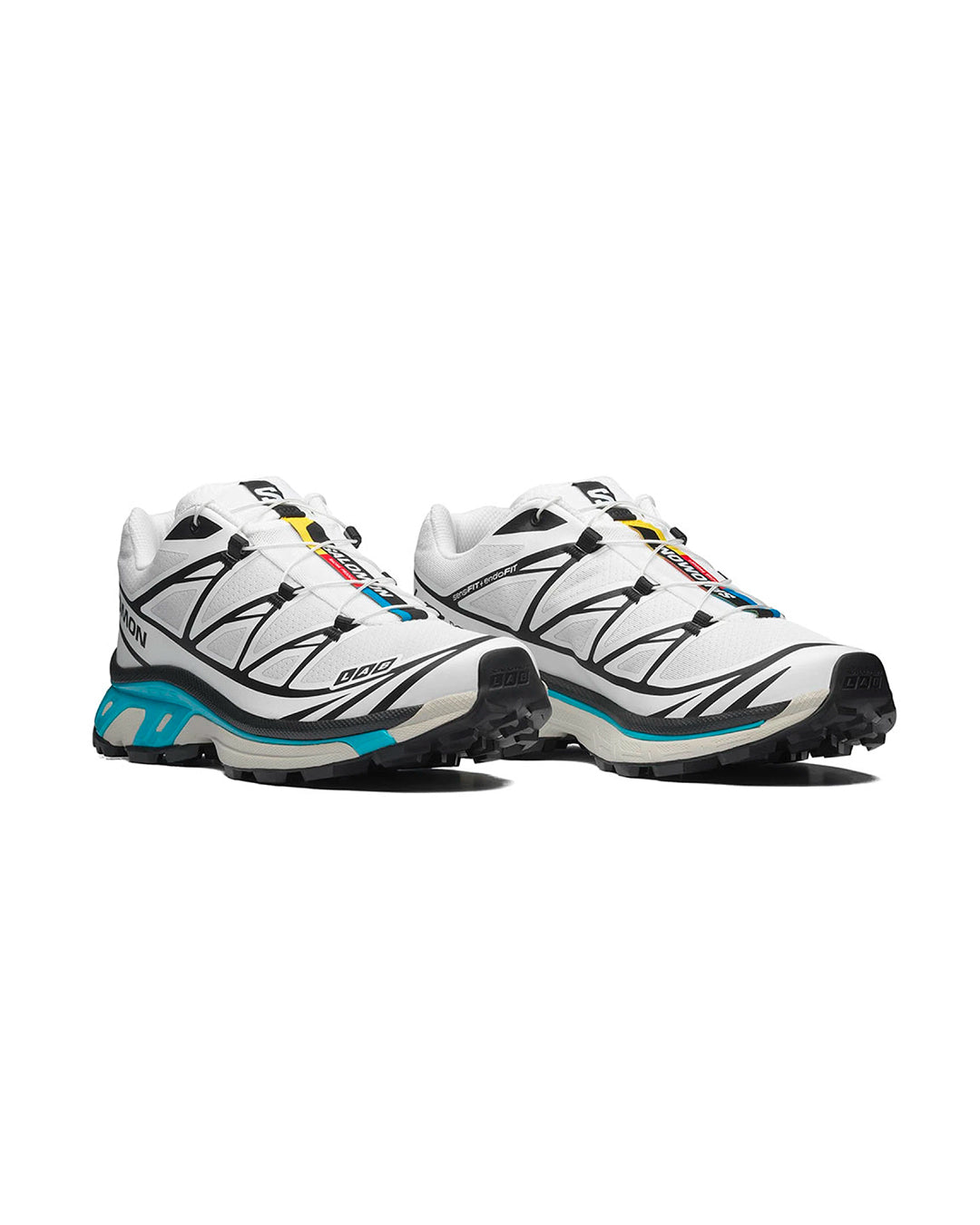 SALOMON XT-6 U BLACK WHITE BLUE CURACAO HOMBRE