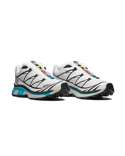 SALOMON XT-6 U BLACK WHITE BLUE CURACAO HOMBRE