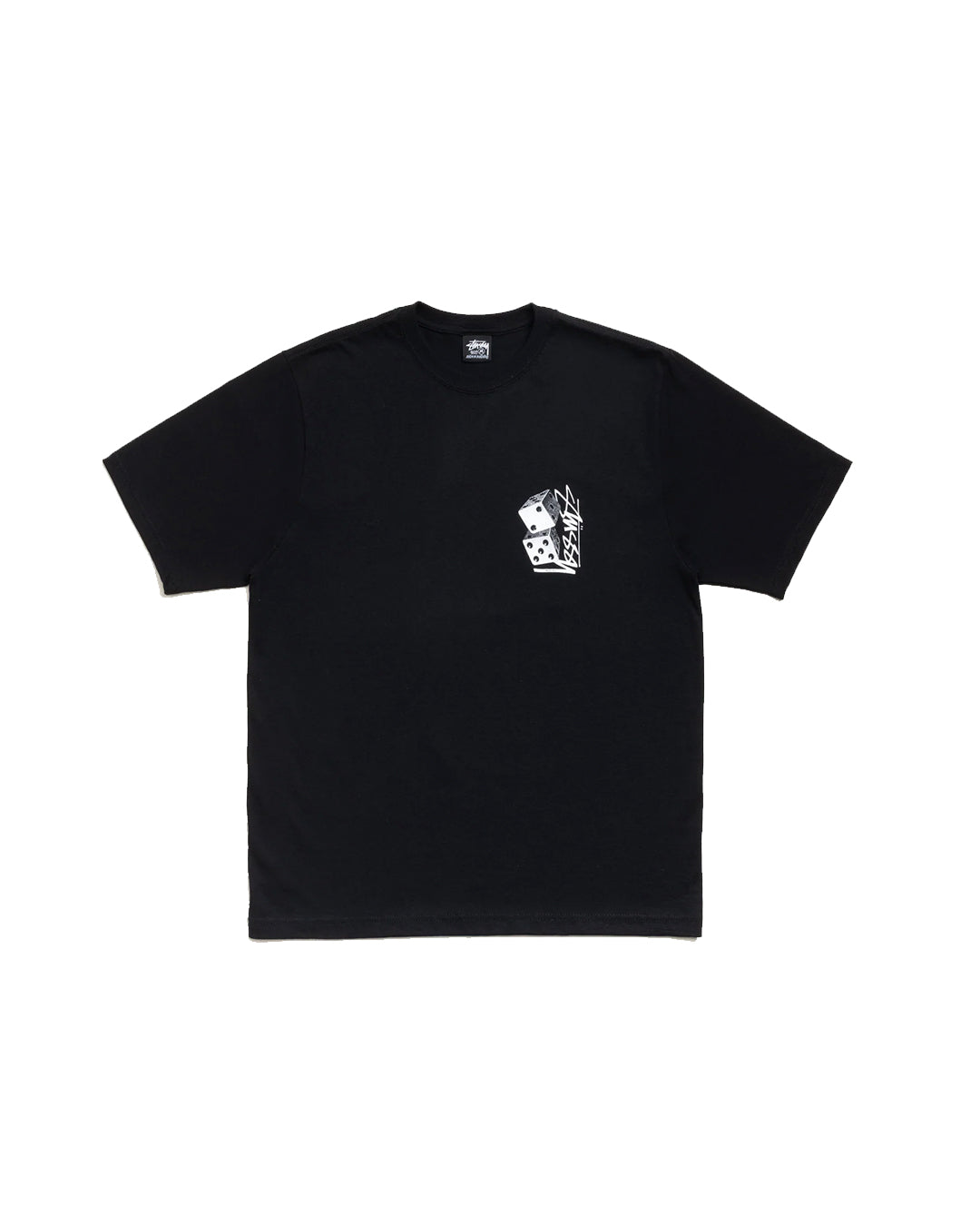 STÜSSY TALL DICE TEE BLACK