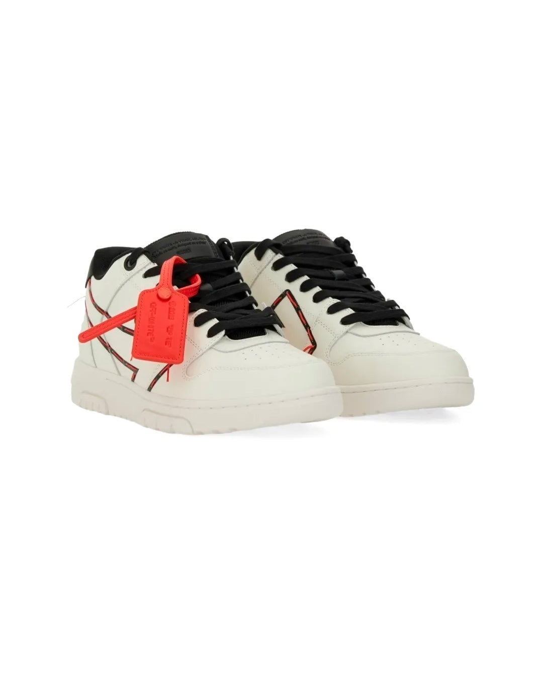 OFF-WHITE OOO WHITE PRINTED & STITCHED ARROW HOMBRE