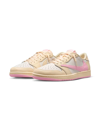TRAVIS SCOTT x AIR JORDAN 1 LOW OG SP  SHY PINK HOMBRE