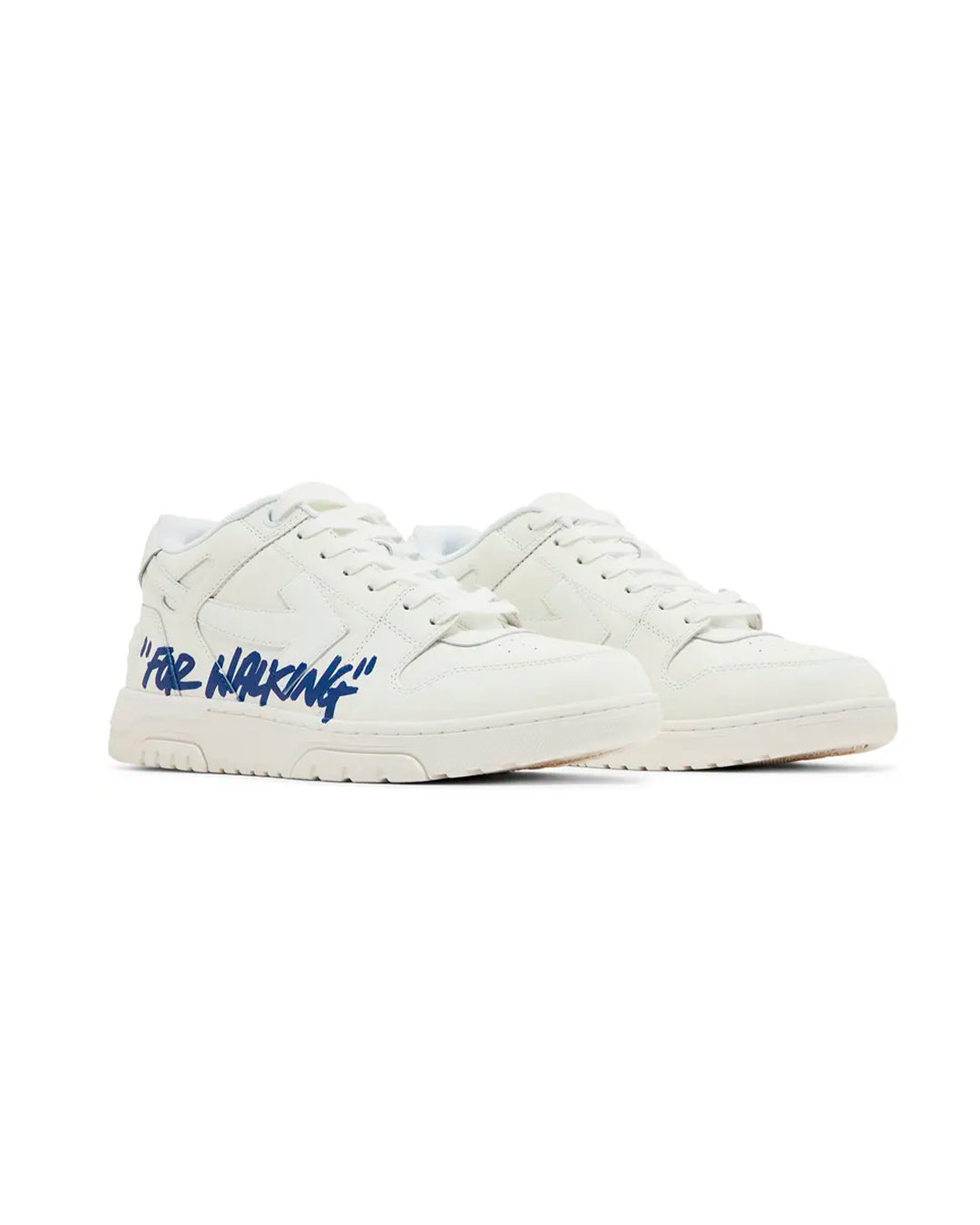 OFF-WHITE OUT OF OFFICE LOW FOR WALKING WHITE BLUE WHITE SOLE